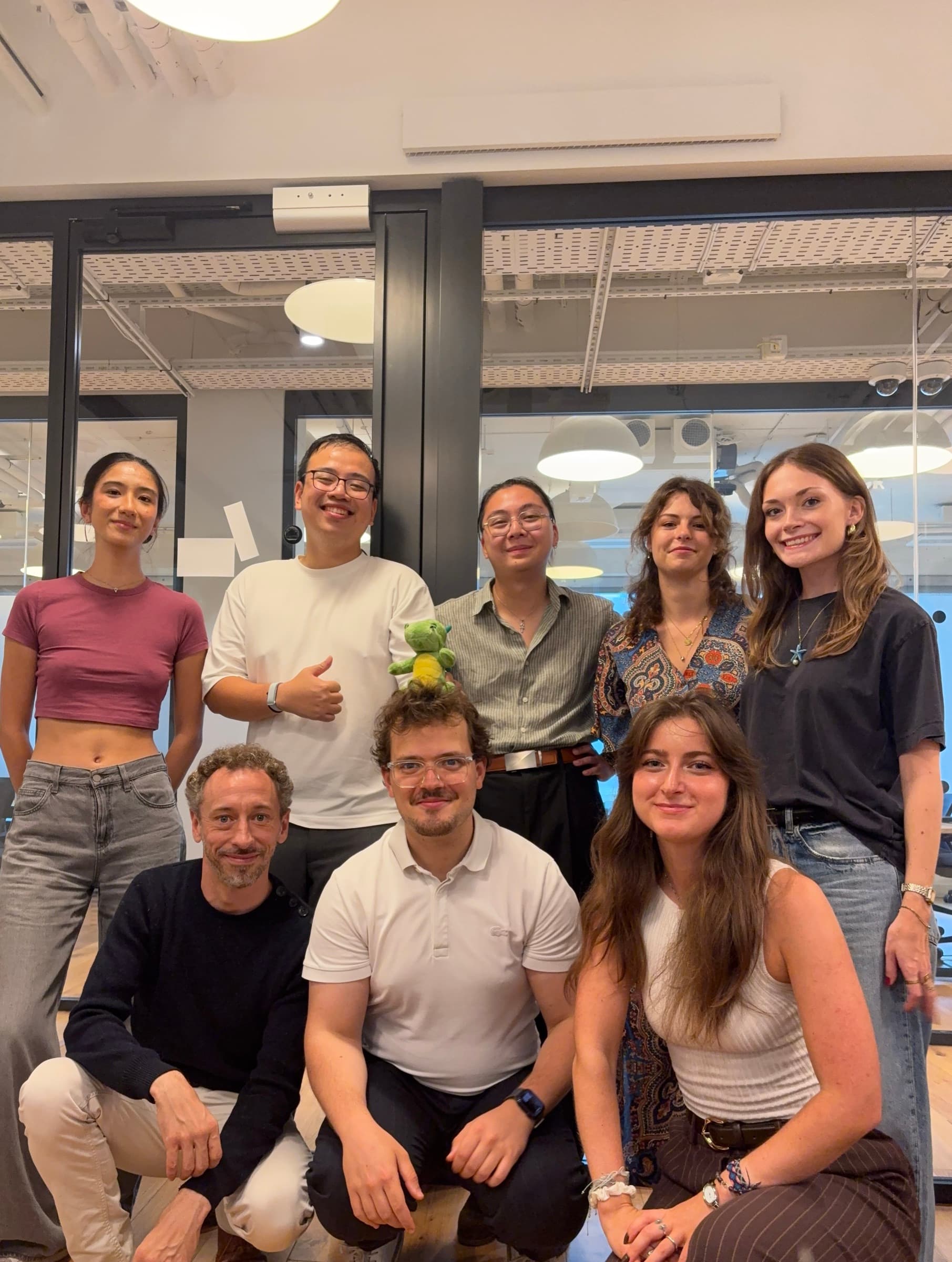 The Horizon Factory team together at the office